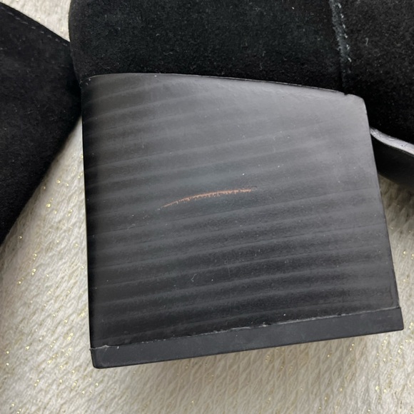 Blondo Scarlette Waterproof Suede Bootie Size 9 Black Preppy Block Heel NWOB - Picture 11 of 16